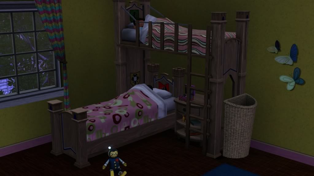 I needed to use the moveobjects on cheat, but they are still fully functional and the sims can get to everything including the music box on the night stand.