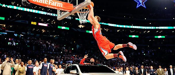 Blake Griffin Dunk Contest Shoes. Blake Griffin literally leaped