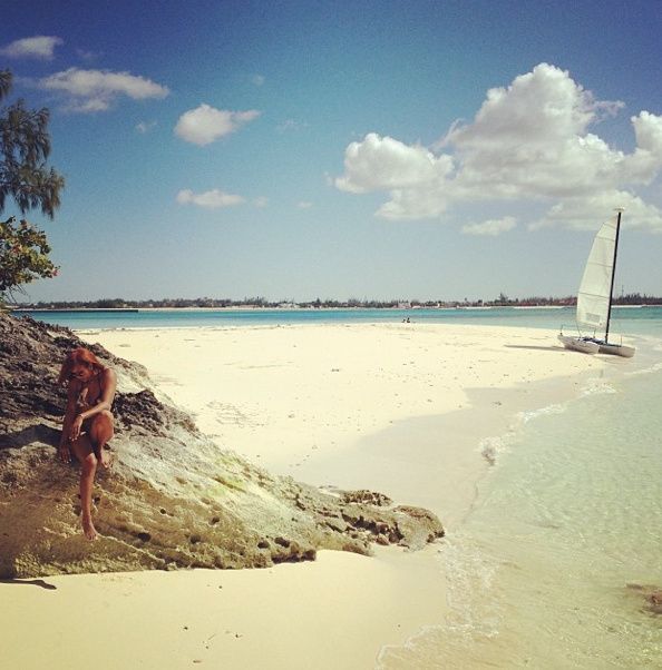 BINKI HAIR DIVA : LETOYA LUCKETT ROCKED A NEW AURBAN HAIR COLOR & HER BINKIN BODY ON THE BEACH + VH1 SINGLE LADIES IS CANCEL