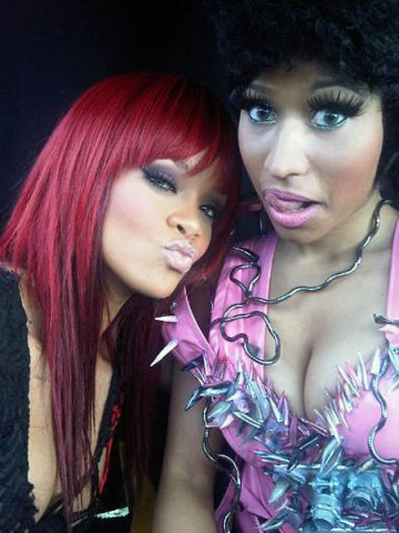 Nicki Minaj Rihanna. Nicki Minaj and Rihanna are