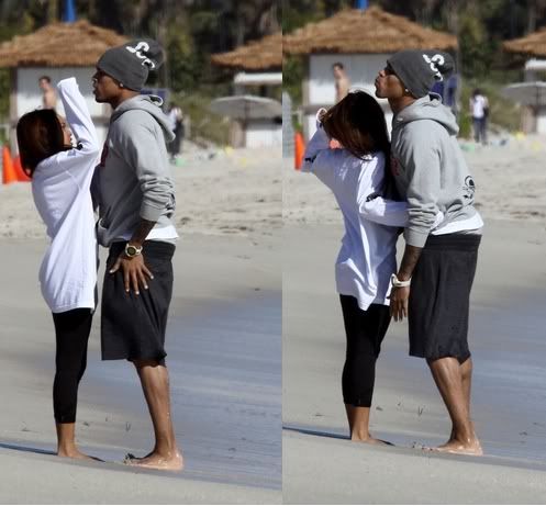 Chris Brown And His New Girl