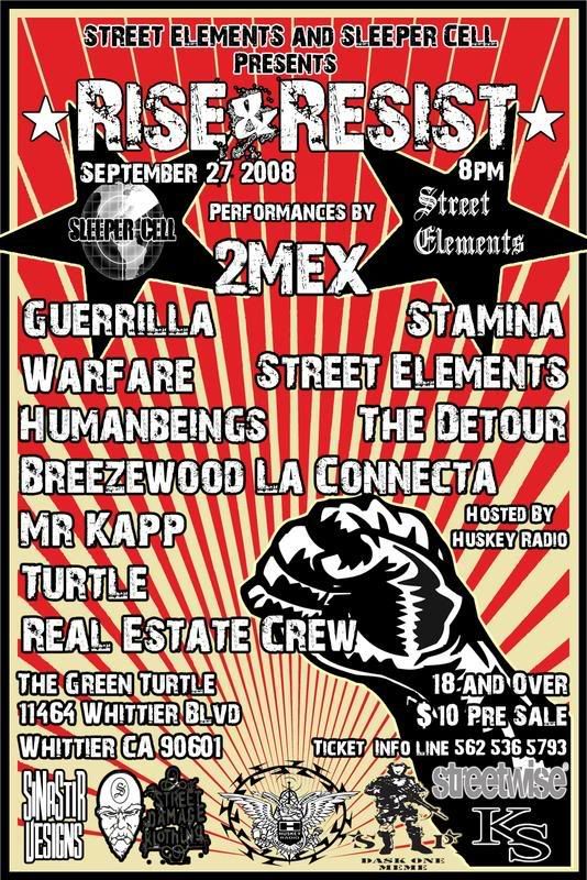 Sept 27th show flier