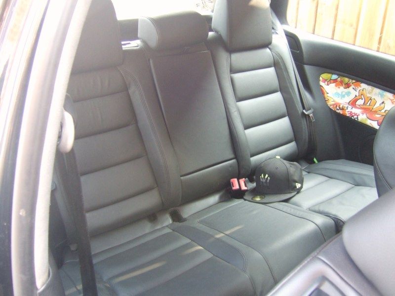 mk6 golf gti black leather seats, with mk4 mounts