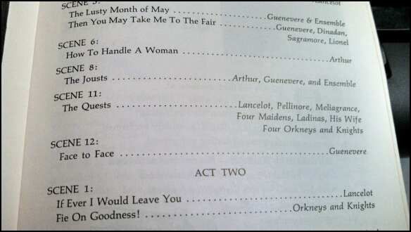 CAMELOT (Toronto Try-Outs)