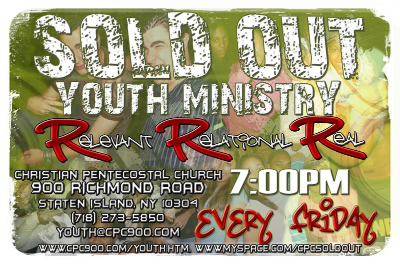 SOLD OUT Youth Ministry 