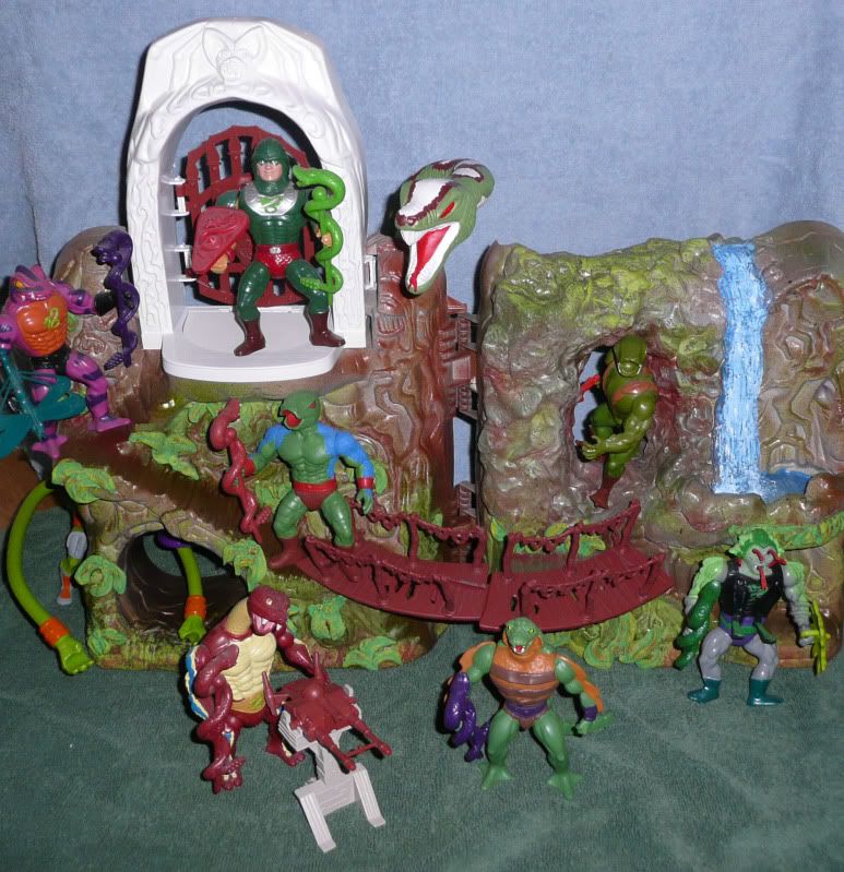 original snake mountain playset