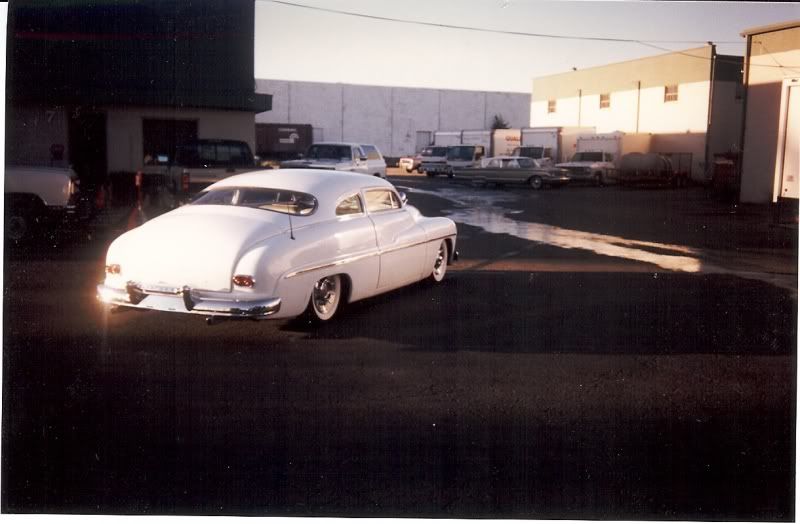 This is my 1950 Mercury lead sled It has a'0 tri power automatic and a 