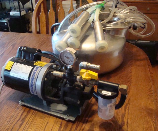 Complete Portable Surge Milker Milking System - Barter Board