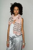 Tri Mantra Love scarf in Blush/Stone by Sir Alistiar Rai New For SPRING 2010 Tri Mantra Love scarf in Blush/Stone by Sir Alistiar Rai Scarves New For SPRING 2010