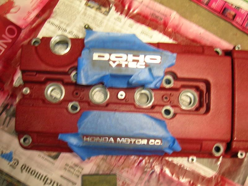 DIY Painted valve cover Honda and Acura Car Forums