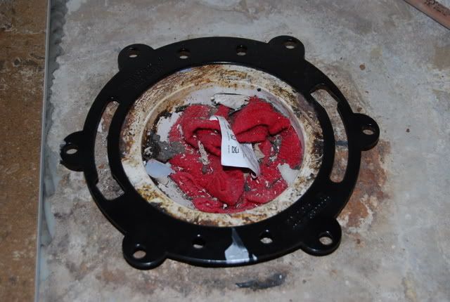 What does a toilet flange repair ring do?