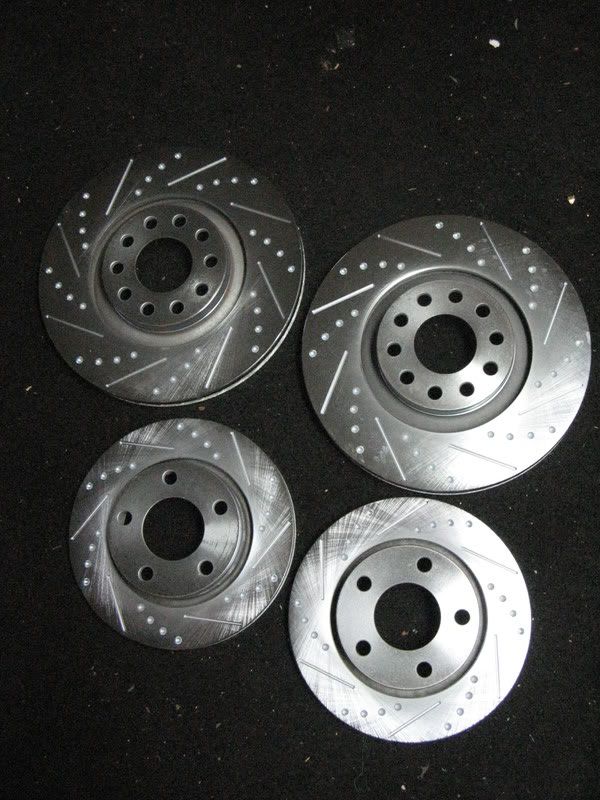 adam's infamous rotors for cheap!!! dimpled/drilled/slotted