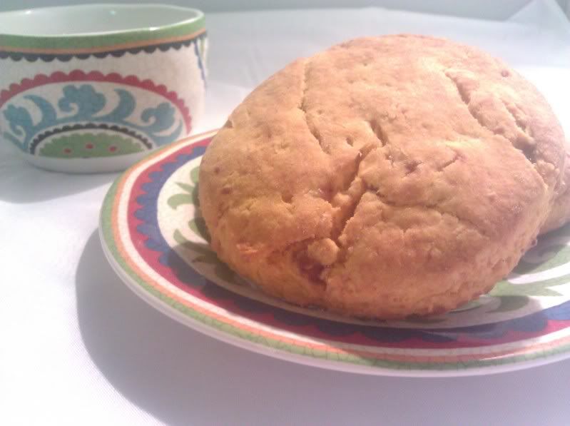 sweet potato biscuits in white box