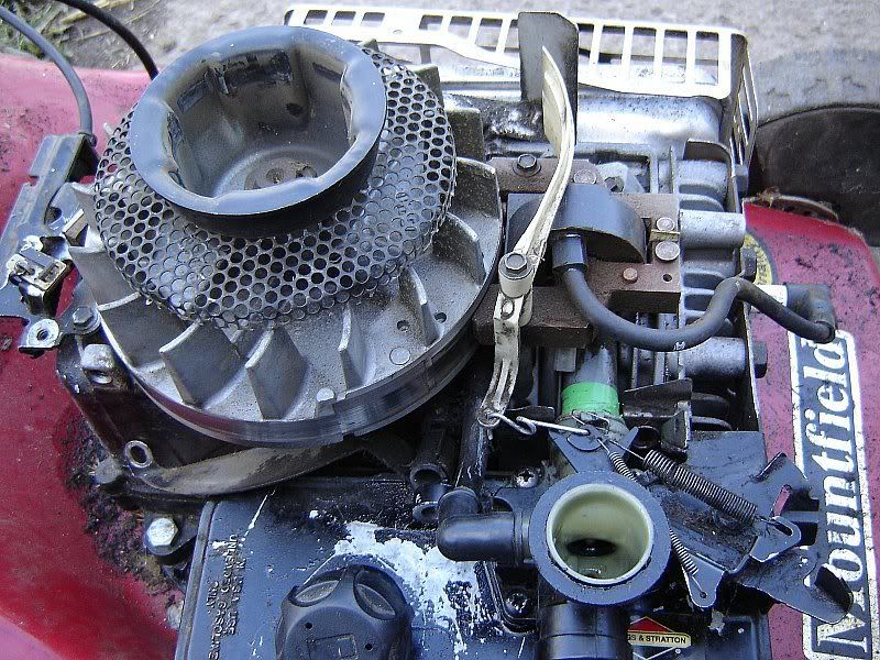 mountfield lawnmower not starting in Equipment Shed Page 2 of 3