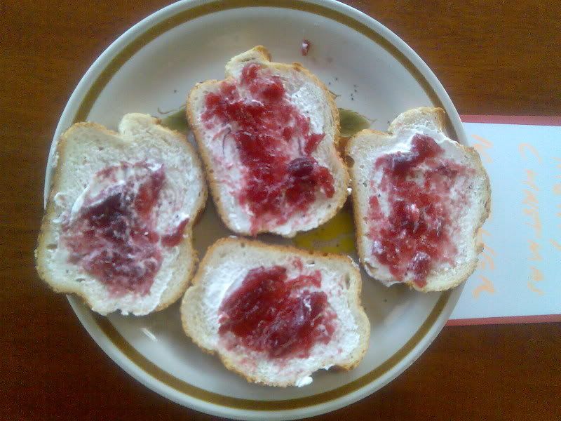 Cranberry.jpg Jam on French Bread image by Zany_Zebra