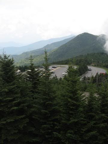 view from Mt. Mitchell