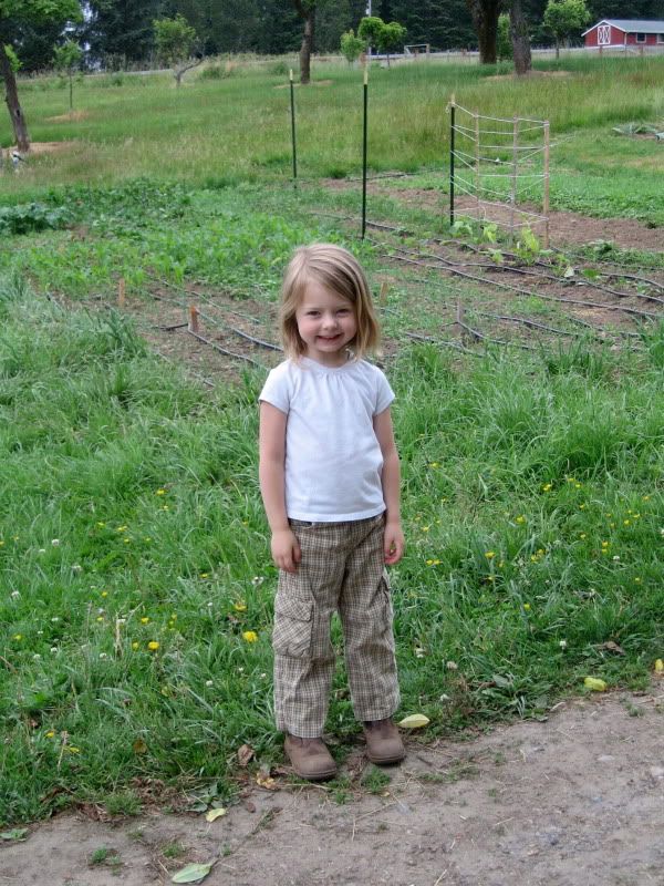 Maddy on the farm