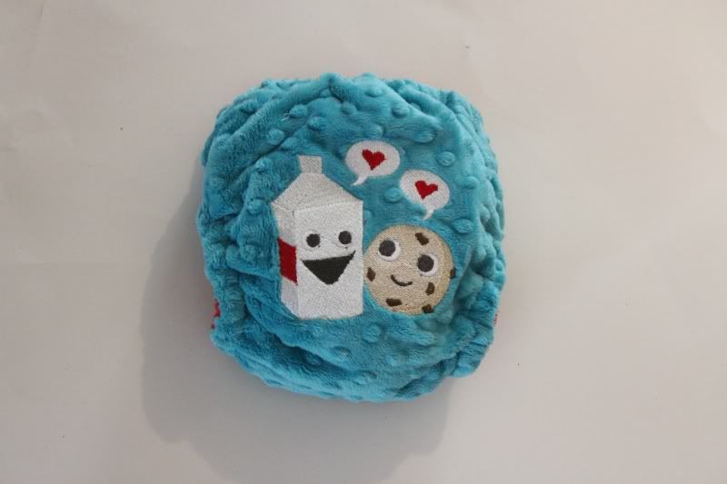 Milk and Cookies Embroidered OS Pocket