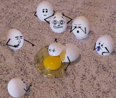 eggs funeral