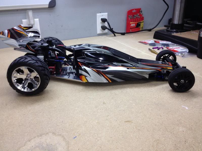 traxxas bandit drag car