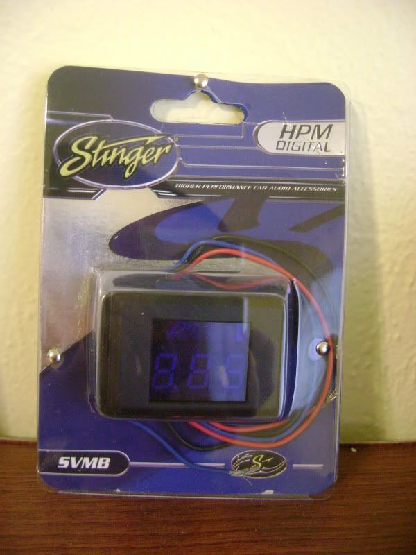 [Sold]Stinger SVMB Volt Meter Blue Car Audio Classifieds!