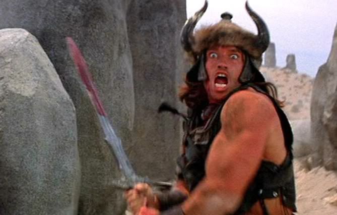 conan the barbarian soundtrack. as in Conan the Barbarian