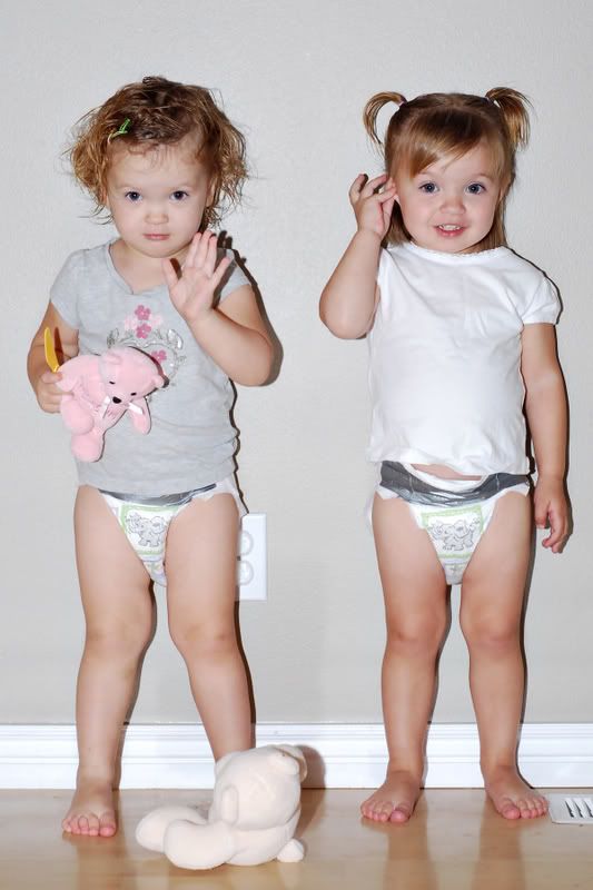 girls diapers tableau