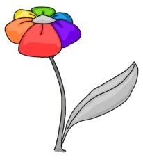 Rainbow Flower