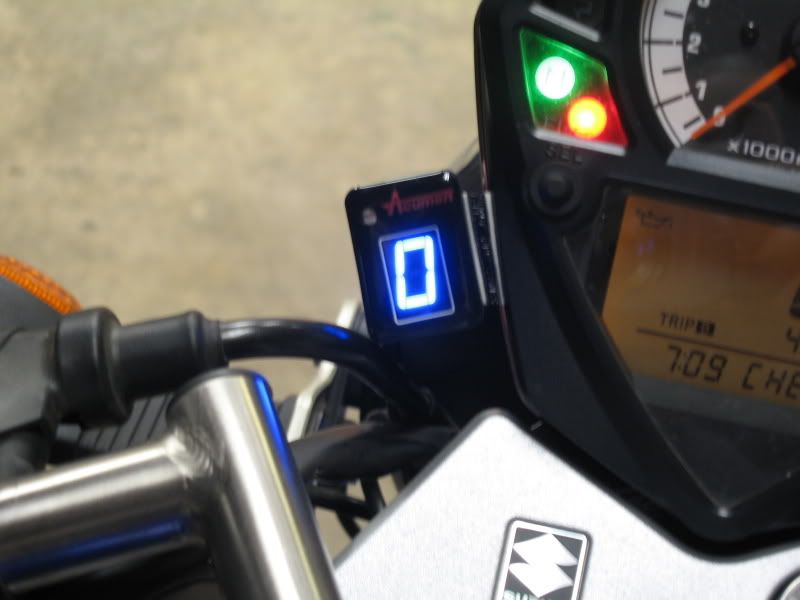 Gear Indicator. Suzuki SV650 Riders Forum