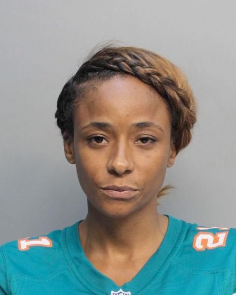 Miami Dolphins Baller Brent Grimes' Wife Miko Grimes ARRESTED At Game....