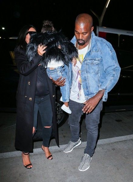 Kanye & Kim ALL DRESSED UP For Steve Stoute's Wedding + Little North ...