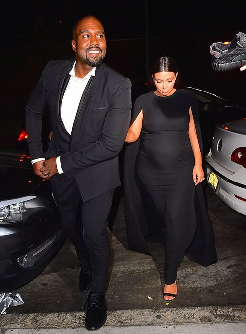 Kanye & Kim ALL DRESSED UP For Steve Stoute's Wedding + Little North ...