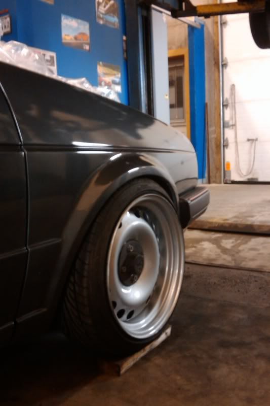 VWVortex.com - Widened steelies 4X100 16'