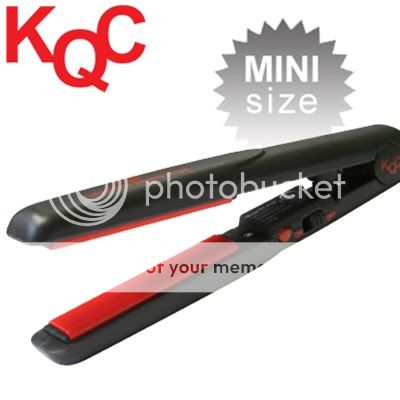 New KQC X Heat Mini Ceramic Travel Flat Iron (1/2)  