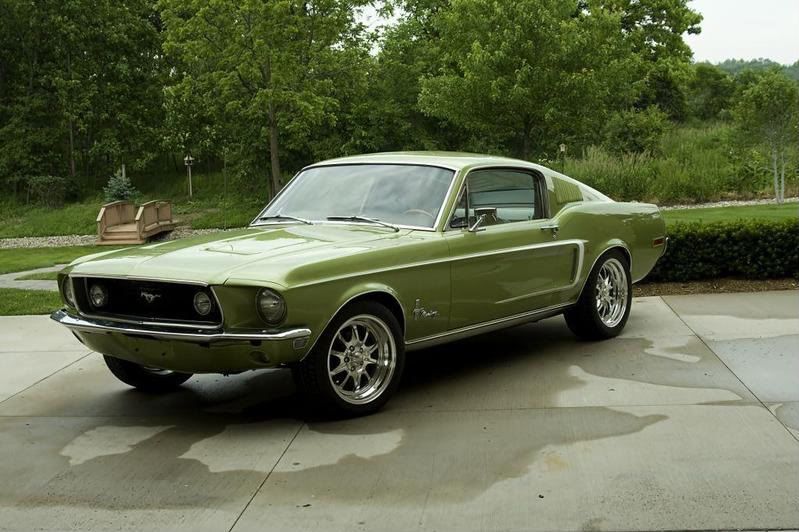 Hunter Green with 2-tone Ivy gold interior-good mix? - Vintage Mustang ...