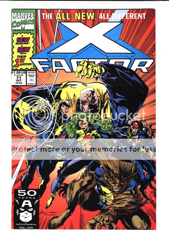 X Factor #71 Marvel Comics Oct '91 Variant Cover! (Comic Book Forums)