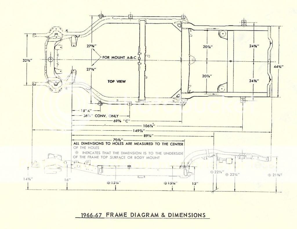 Frame Dimensions for 65 - CorvetteForum - Chevrolet Corvette Forum ...