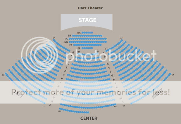 Hart Theatre At The Egg Seating Chart