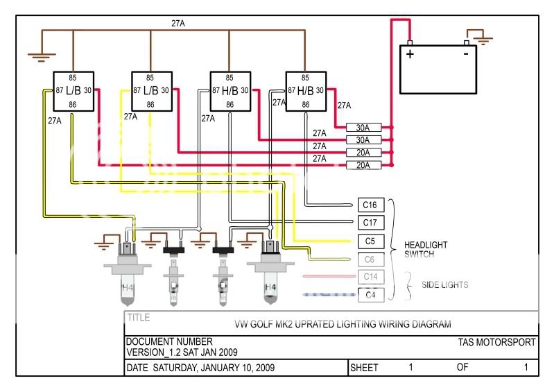 Jetta Headlamp Wiring Diagram - Diagramming Tale